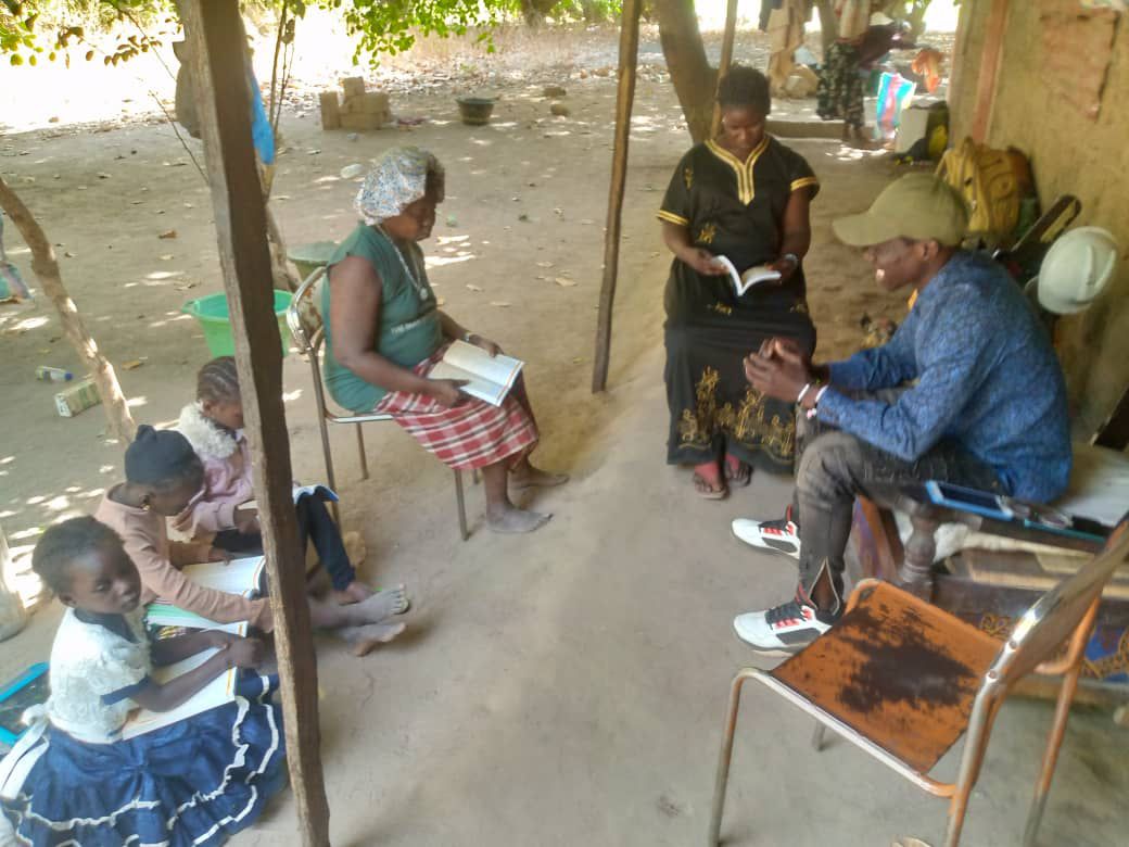 Worship gathering in The Gambia